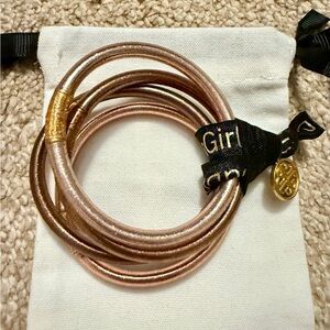 BudhaGirl Rose Gold Ombré All Weather Bracelet Set